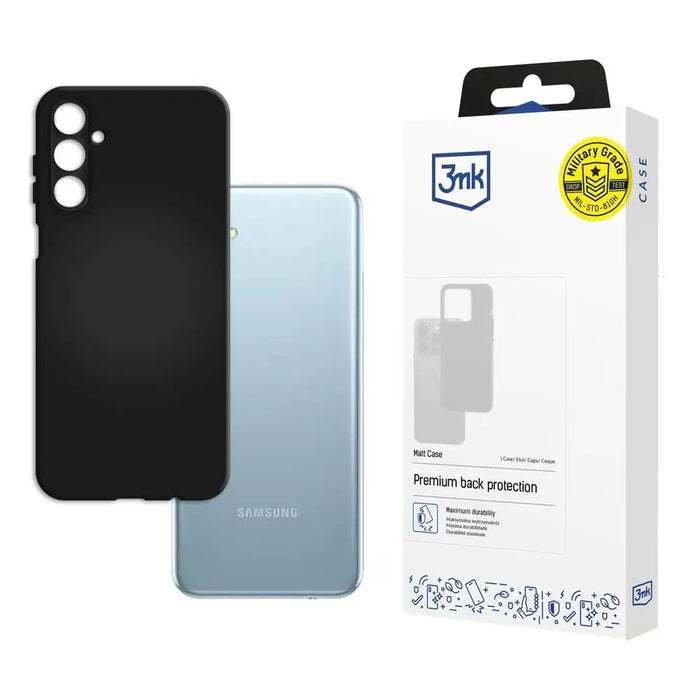 Samsung Galaxy M14 - 3mk Matt Case black - Cell phone cases and covers<<<HurtelXML