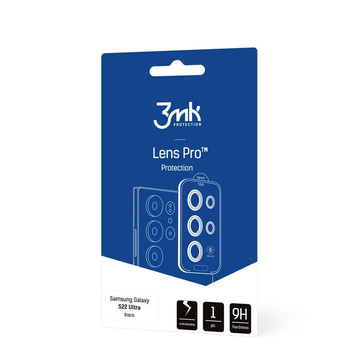 Samsung Galaxy S22 Ultra 5G - 3mk Lens Protection Pro Black - *Kategoria tymczasowa<<<HurtelXML