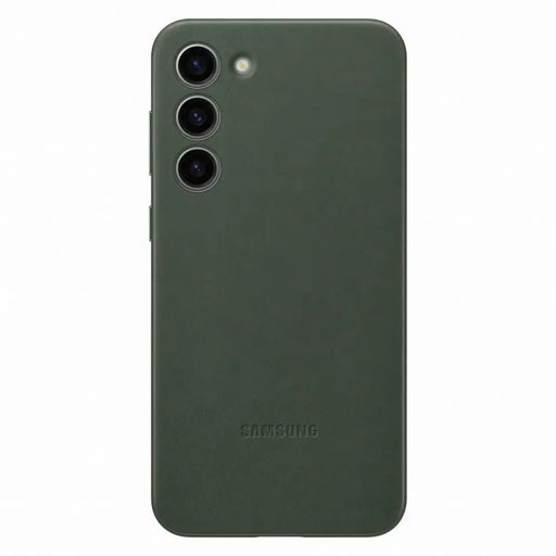 SAMSUNG GALAXY S23+ Leather cover Green - Калъфи и чанти<<<Аксесоари за смартфони<<<Телеком и Преносими
