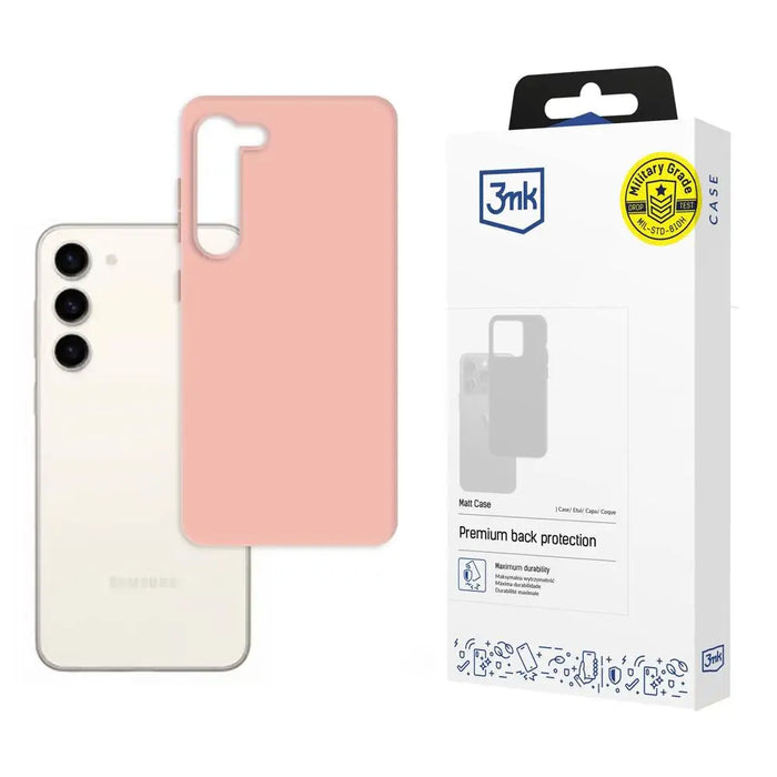 Samsung Galaxy S23 Plus - 3mk Matt Case lychee - Cell phone cases and covers<<<HurtelXML