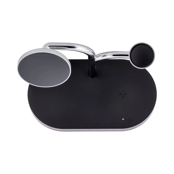 Samsung GP-PWU024WIABW mobile device charger Headset Smartphone Smartwatch Black Silver USB Wireless charging Indoor