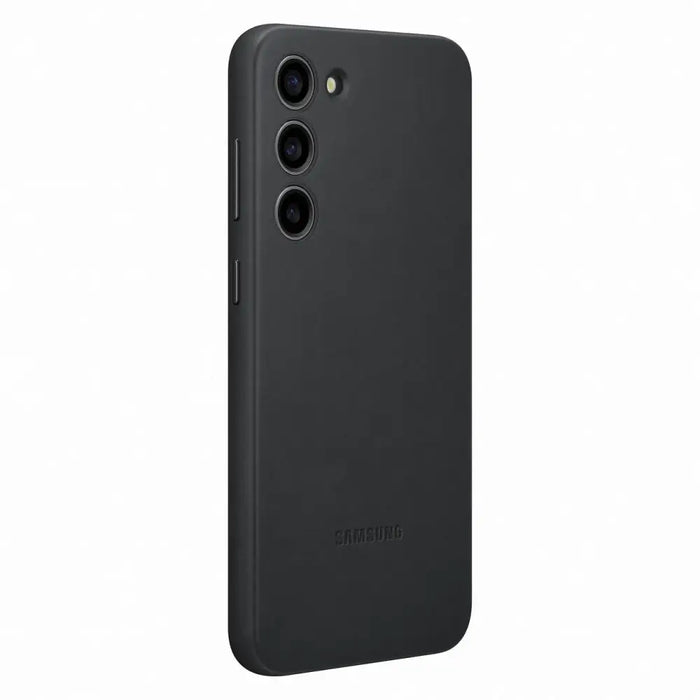 Samsung Leather Cover case for Samsung Galaxy S23+ case made of natural leather black (EF-VS916LBEGWW) - Cell phone