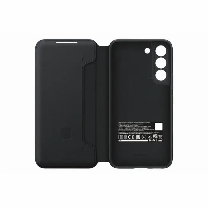 Samsung LED View Cover case with LED display for Samsung Galaxy S22 black (EF-NS901PBEGEE) - Cell phone cases