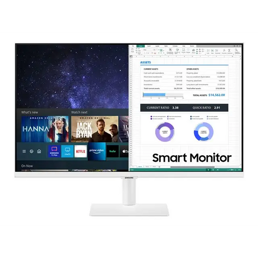 SAMSUNG LS27AM501NUXEN Smart 68.6cm 27inch FHD 16:9 250cd/m2 8ms 60Hz Speaker VESA 100x100 white - Бизнес
