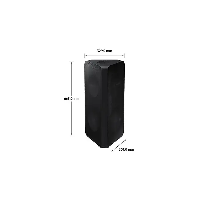 Samsung MX-ST50B Sound Tower 240W Built-in Battery IPX5 - Speakers<<<SAMSUNG Home Video &