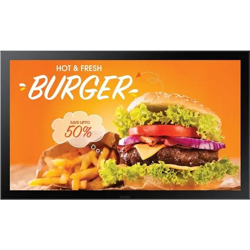 SAMSUNG OH24B Outdoor LCD 24inch FHD 16:9 IP56 rated display kit with protection glass 1500nits 2xUSB 2.0 RJ45 HDMI