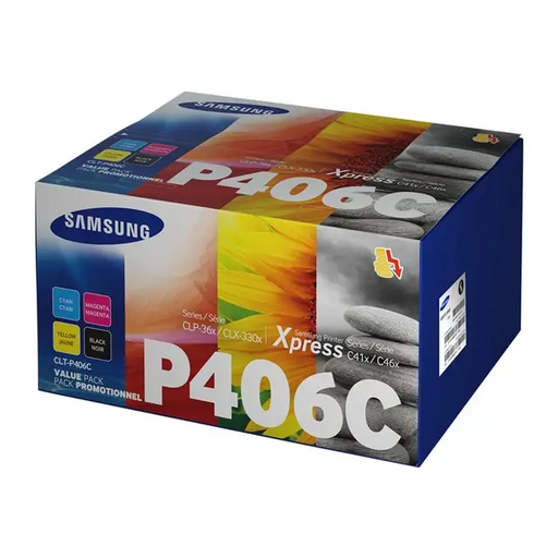 SAMSUNG original Toner cartridge LT-P406Cartridge/ELS 4-pk CartridgeYMK Toner cartridge SU375A - Тонери<<<Консумативи