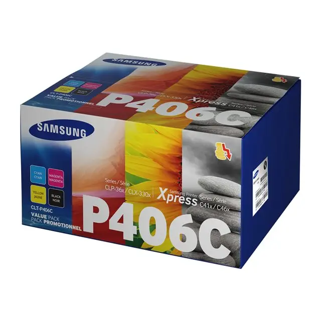 SAMSUNG original Toner cartridge LT-P406Cartridge/ELS 4-pk CartridgeYMK Toner cartridge SU375A - Тонери<<<Консумативи