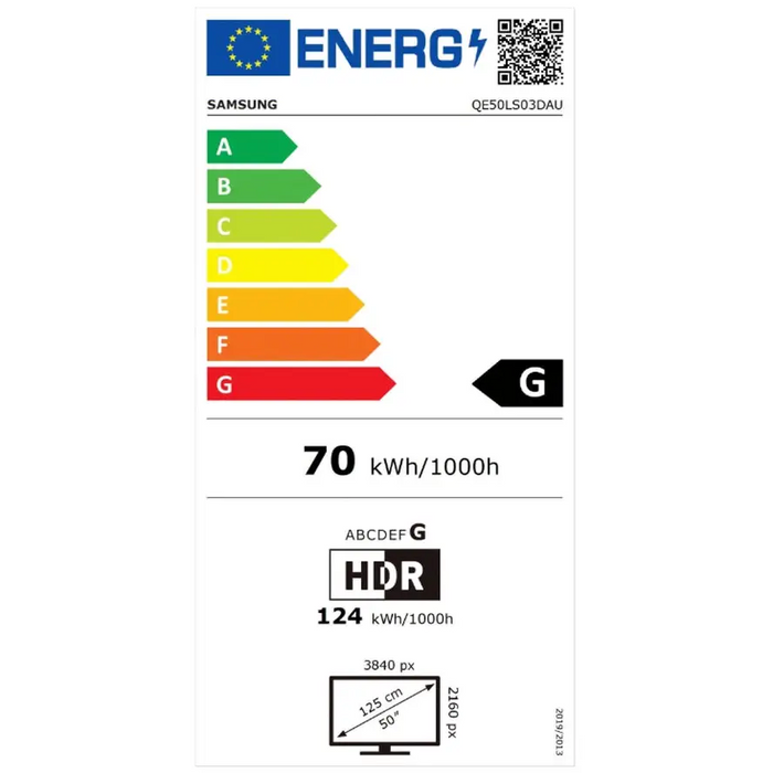 Samsung QE50LS03DAU 127 cm (50’’) 4K Ultra HD Smart TV Wi-Fi Black - Телевизори<<<Телевизори<<<Аудио Видео Дисплеи и