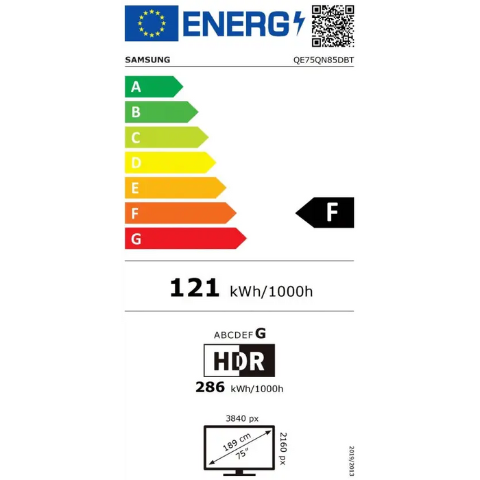 Samsung QN85D QE75QN85DBT 190.5 cm (75’’) 4K Ultra HD Smart TV Wi-Fi Carbon Silver - Телевизори<<<Телевизори<<<Аудио