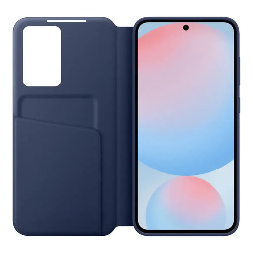 Samsung Smart View Wallet Case EF-ZS721CLEGWW for Samsung Galaxy S24 FE - Blue - Cell phone cases