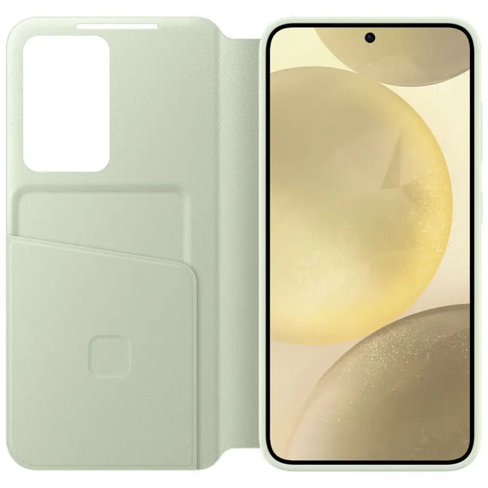 Samsung Smart View Wallet EF-ZS926CGEGWW case with flap for Samsung Galaxy S24+ - light green - Cell phone cases
