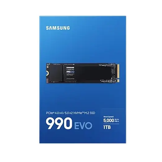 SAMSUNG SSD 990 EVO 1TB M.2 NVMe PCIe - Вътрешни SSD<<<HDD и SSD<<<Компоненти<<<ALSO&&&Solid State Drive (SSD)