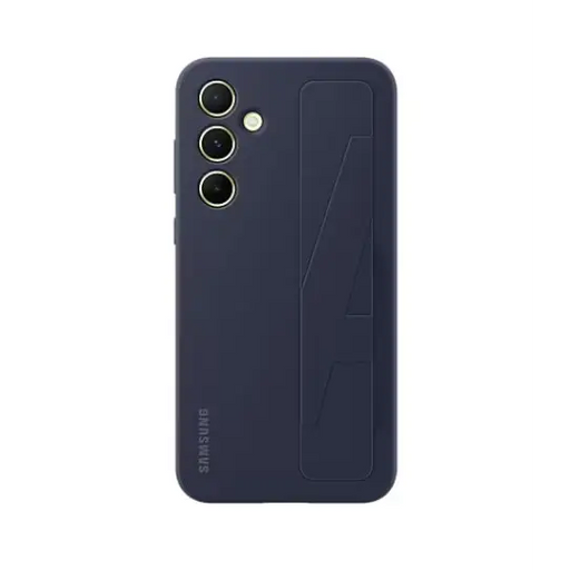 Samsung Standing Grip Case EF-GA556TBEGWW for Samsung Galaxy A55 with handle - blue-black - Cell phone cases