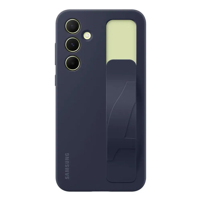 Samsung Standing Grip Case EF-GA556TBEGWW for Samsung Galaxy A55 with handle - blue-black - Cell phone cases