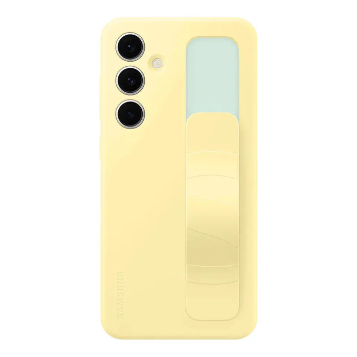 Samsung Standing Grip Case EF-GS721CYEGWW with holder / stand for Samsung Galaxy S24 FE - yellow - Cell phone cases