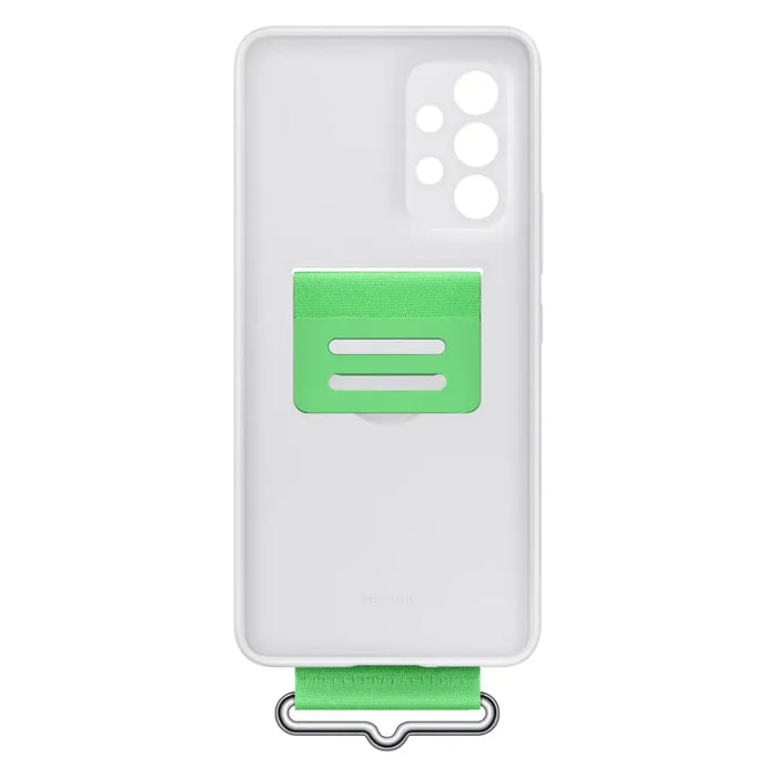 Samsung Strap Silicone Cover Case Cover for Samsung Galaxy A53 5G white (EF-GA536TWEGWW) - Cell phone cases