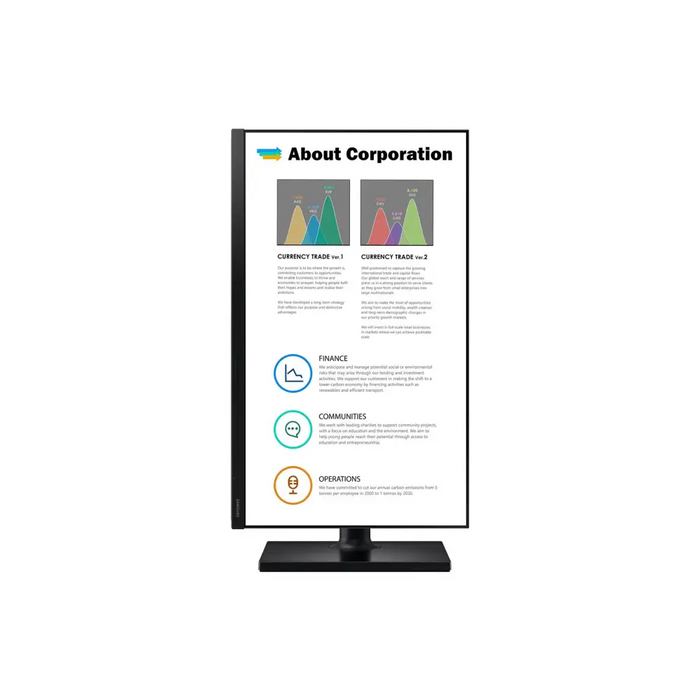 Samsung T45F computer monitor 61 cm (24’’) 1920 x 1080 pixels Full HD LCD Black - Потребителски