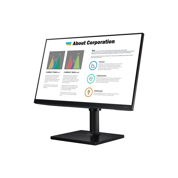 Samsung T45F computer monitor 68.6 cm (27’’) 1920 x 1080 pixels Full HD LCD Black - Потребителски