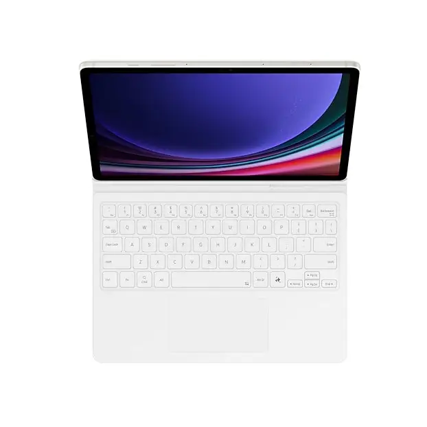 Samsung Tab S9/S9 FE Book Cover Keyboard White - Accessories<<<SAMSUNG Tablets<<<SAMSUNG<<<PolyComp
