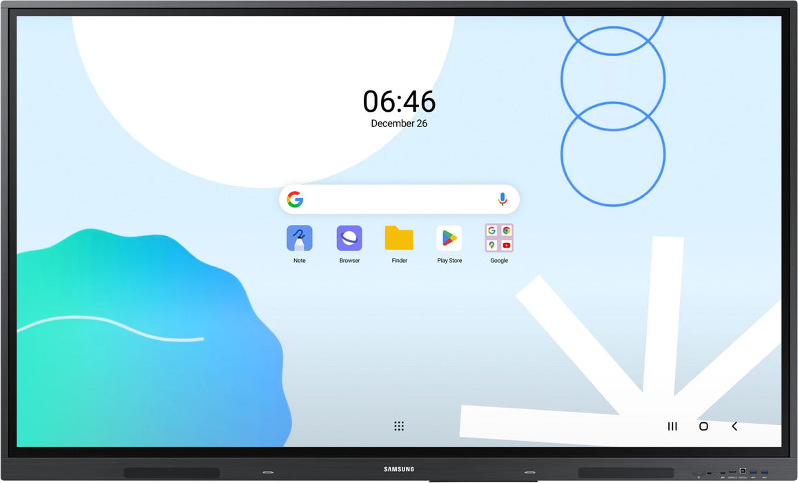 SAMSUNG WA75D 75inch E-board Android 13 IR Touch HDMI Out USB-C - Професионални дисплеи със сензорен