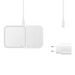 Samsung Wireless Charger Duo EP-P5400TWEGEU inductive charger 15W - white + mains charger + cable - Cell phone USB