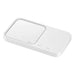 Samsung Wireless Charger Duo EP-P5400TWEGEU inductive charger 15W - white + mains charger + cable - Cell phone USB