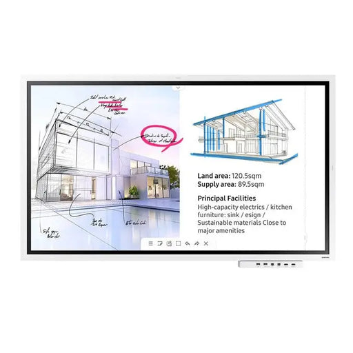 SAMSUNG WM55R-W Flip Digital 55inch UHD - Конферентни диспели<<<Conferencing Displays<<<Конферентни