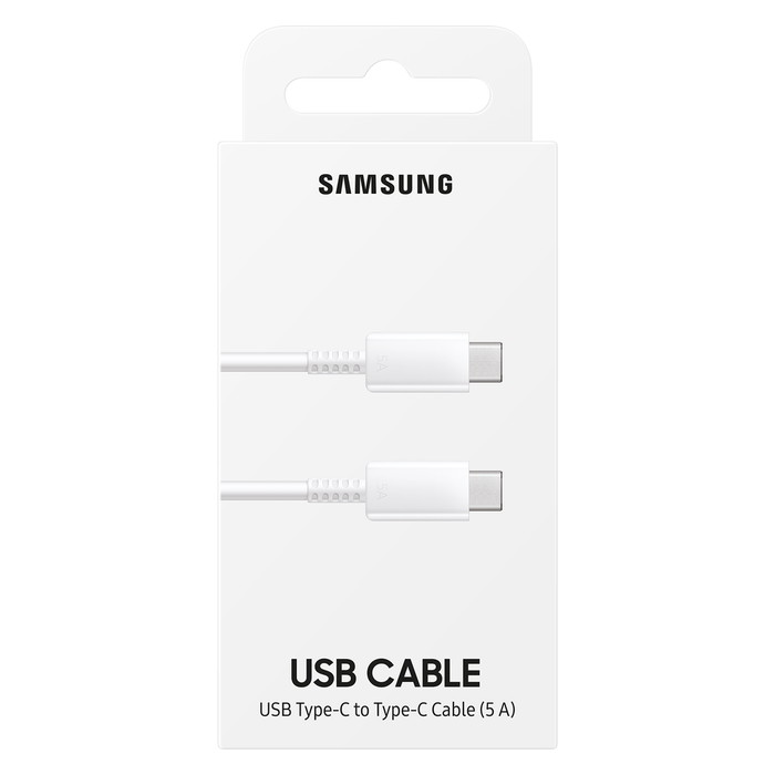Samsung EP-DN975BWEGWW USB-C - USB-C 5A 480Mb/s cable 1m - white