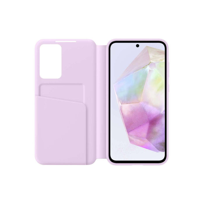 Samsung Smart View Wallet EF-ZA356CVEGWW case with flap for Samsung Galaxy A35 - purple