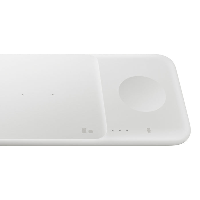 Samsung Trio EP-P6300TWEGEU 3in1 inductive charger for phone / Galaxy Watch / Buds - white + mains charger + cable