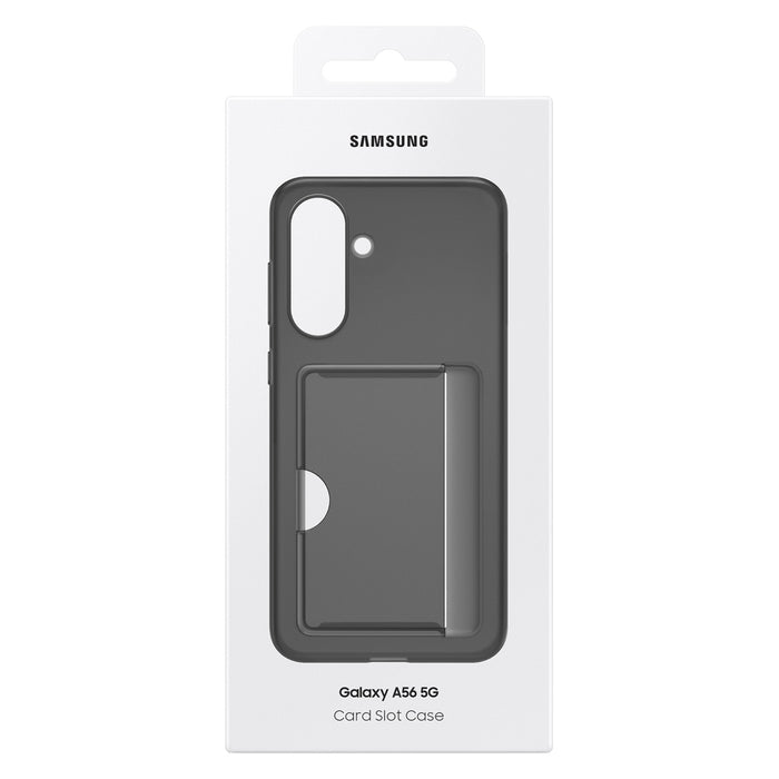 Samsung Card Slot Case EF-OA566TBEGWW with card pocket for Samsung Galaxy A56 5G - black