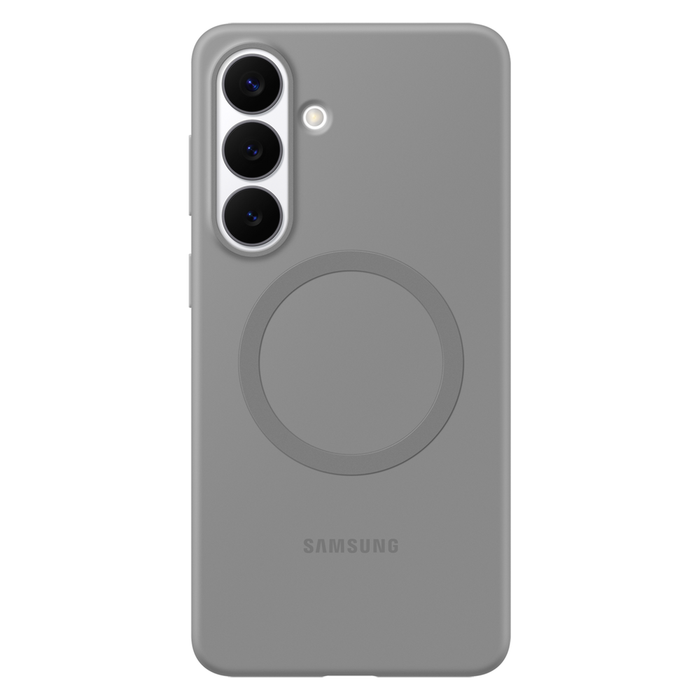 Samsung Silicone Magnet Case for Samsung Galaxy S26, MagSafe Compatible - Gray