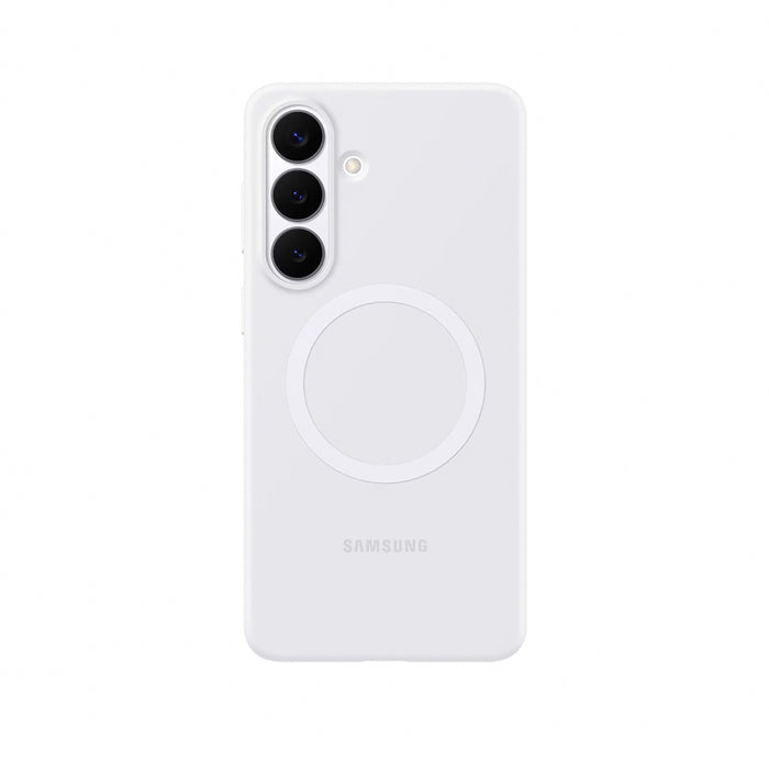 Samsung Silicone Magnet Case for Samsung Galaxy S26, MagSafe Compatible - White