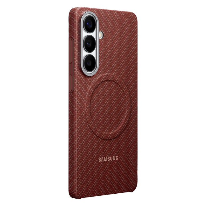 Samsung Carbon Magnet Case for Samsung Galaxy S26+, compatible with MagSafe - red