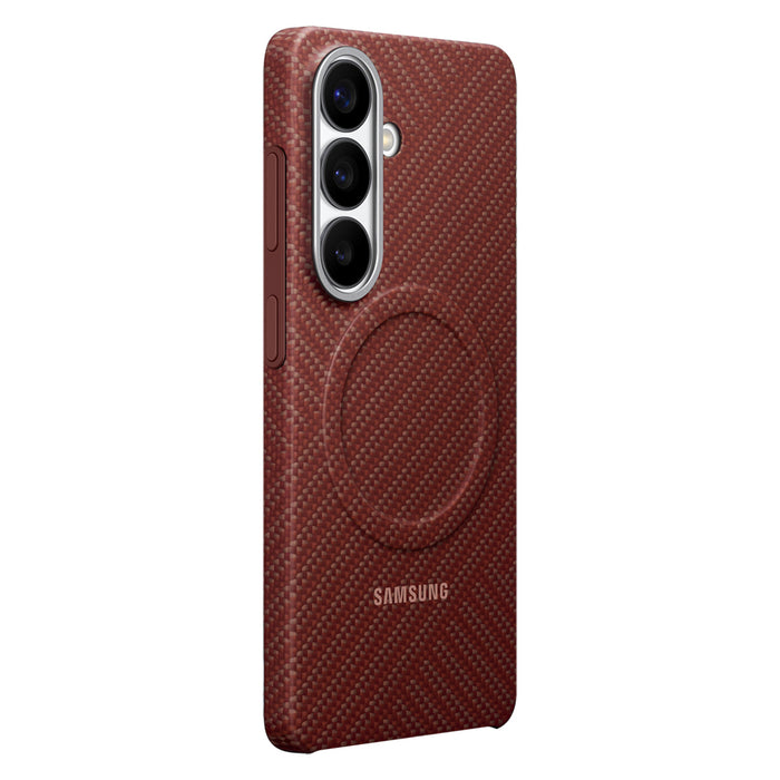 Samsung Carbon Magnet Case for Samsung Galaxy S26, MagSafe Compatible - Red