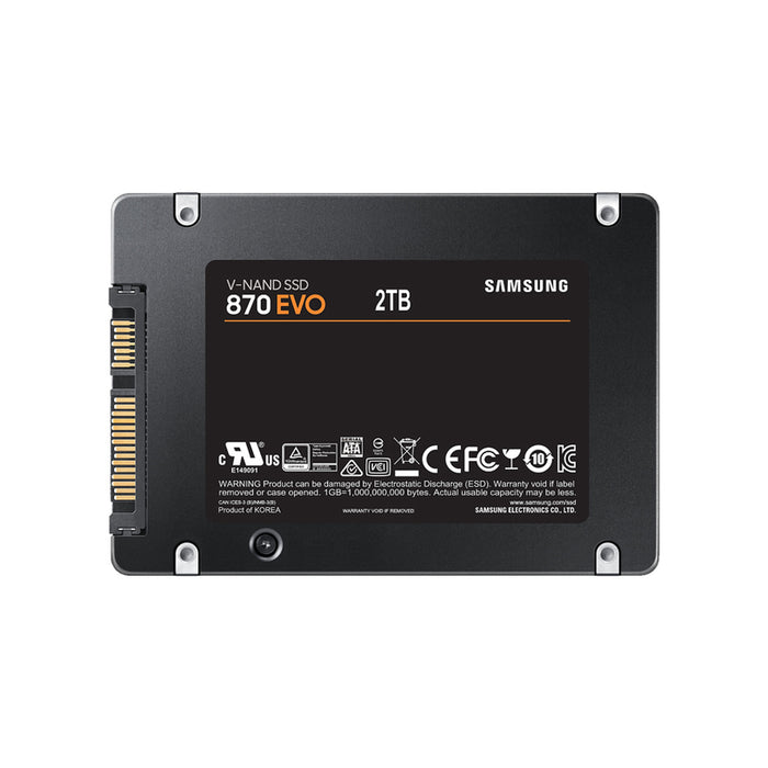 SSD SAMSUNG 870 EVO SATA 2.5", 2TB, SATA 6 Gb/s, MZ-77E2T0B/EU