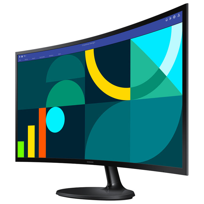 Samsung LS27D360GA  27" Curved VA LED 1920x1080 4ms 100 Hz 250cd/m2 HDMI  Black