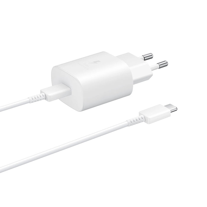 Samsung travel wall charger 25W USB Type C + USB Cable Type C 1M white (EP-TA800XWEGWW)