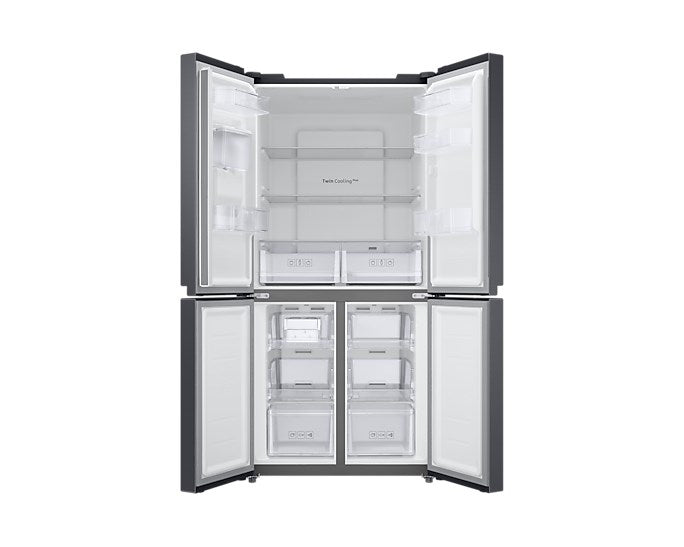Samsung RF48A401EB4/EO side-by-side refrigerator Freestanding 488 L E Black