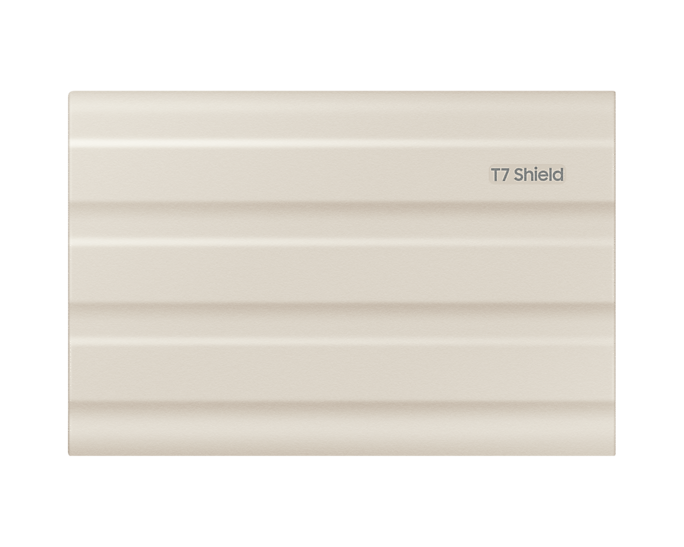 External SSD Samsung T7 Shield, 2TB USB-C, Beige