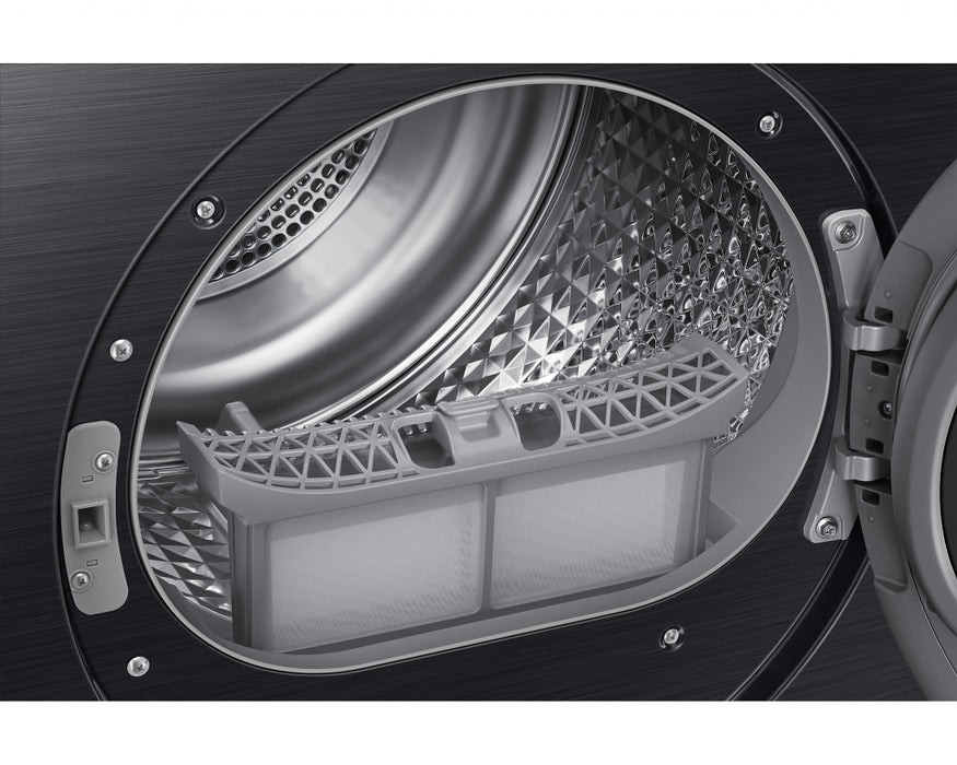 Dryer SAMSUNG DV90DG52A0ABLE, 9 kg, Heat pump, SmartThings, Black