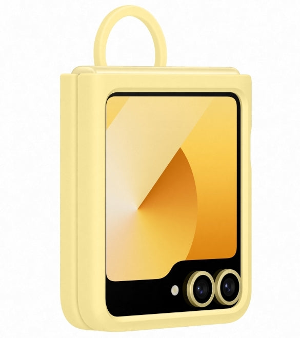 Samsung Yellow Silicone Case - For Samsung Galaxy Z Flip 6