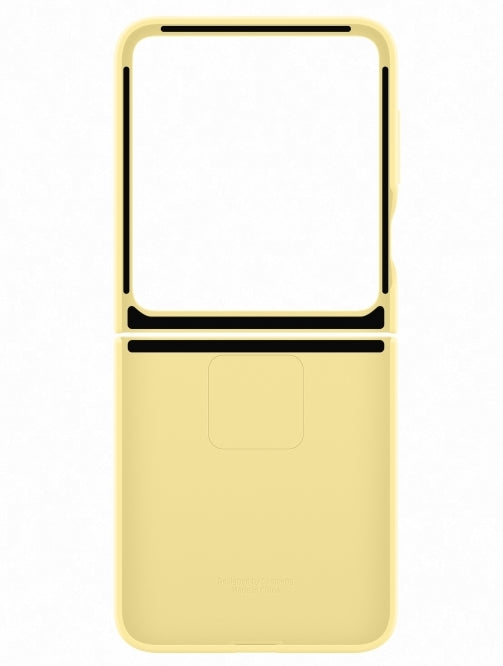Samsung Yellow Silicone Case - For Samsung Galaxy Z Flip 6