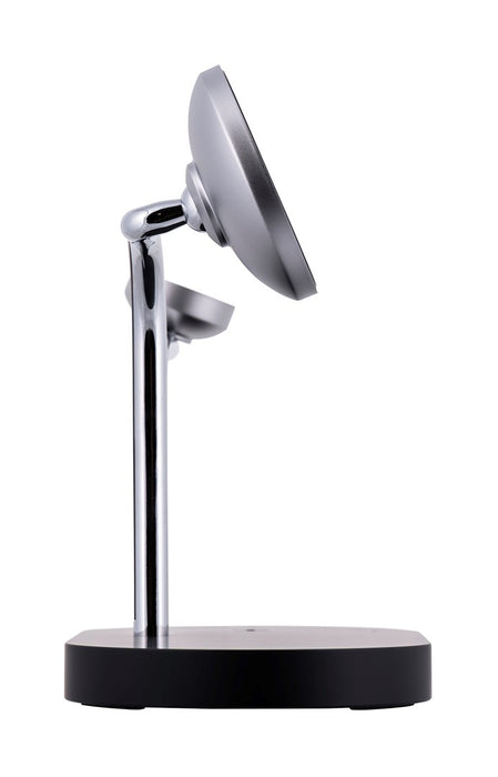 Samsung GP-PWU024WIABW mobile device charger Headset, Smartphone, Smartwatch Black, Silver USB Wireless charging Indoor