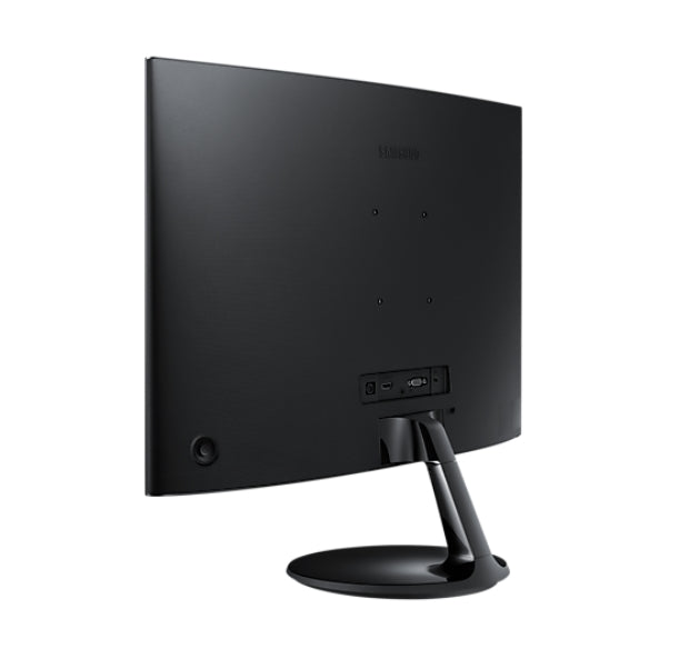 Samsung S24C360 24" Curved VA LED, 1800R, 60hz, 4 ms GTG, 1920x1080, 250cd/m2, 3000:1 Contrast, Eye Saver Mode, Flicker Free, Freesync, Mega DCR, D-Sub, HDMI,Headphone Jack, 178°/178°, Black