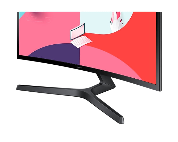Samsung LS24C366EA, 24" Curved VA LED, 75 Hz, 5 ms GTG, 1920x1080, 250cd/m2, D-Sub, HDMI 1.4, Black