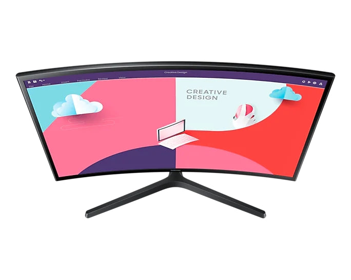 Samsung LS24C366EA, 24" Curved VA LED, 75 Hz, 5 ms GTG, 1920x1080, 250cd/m2, D-Sub, HDMI 1.4, Black