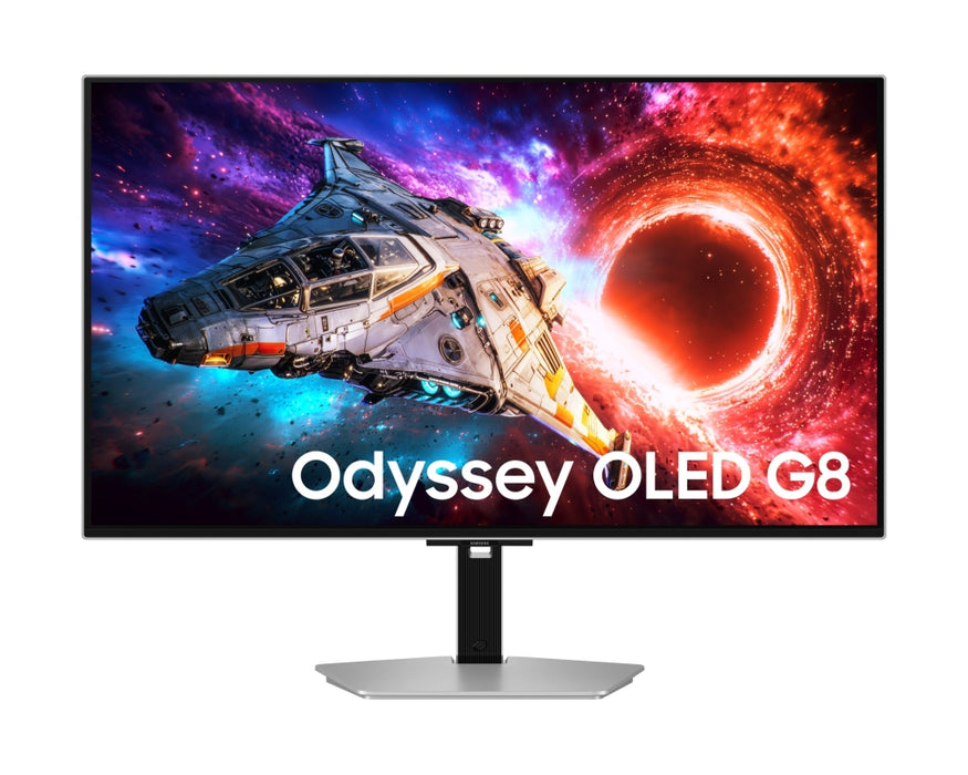 Samsung 32'' LS32HG800SU Odyssey OLED G8 4K 3840x2160 0.03ms 240Hz Glare Free DP 2.1 (UHBR20) & USB-C (98W) Silver