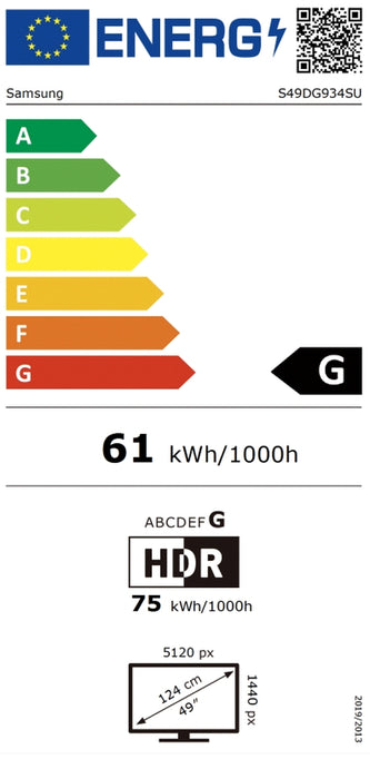 Samsung LS49CG934, 49" Odyssey G9 GAMING, Curved OLED, 1800R, 240Hz, Smart. 32:9, 5120 x 1440, 250 cd/m2, Display Port , HDMI,Micro HDMI, USB Hub, Silver